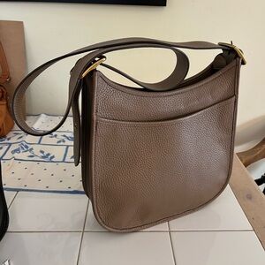 Coach Emery taupe /mushroom shoulder crossbody bag. Style no 88361
